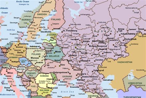 Challenges of implementing MAP Russia On Map Of Europe