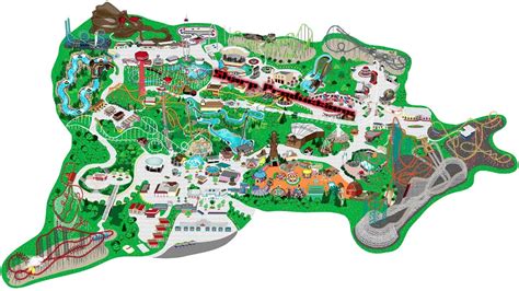 Six Flags Magic Mountain Map
