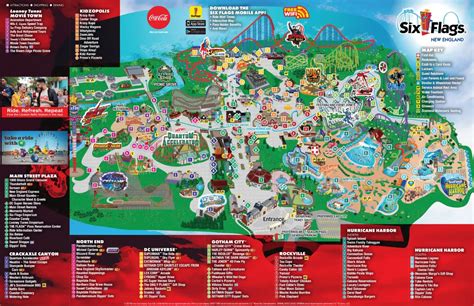 Challenges of implementing MAP Six Flags New England Map