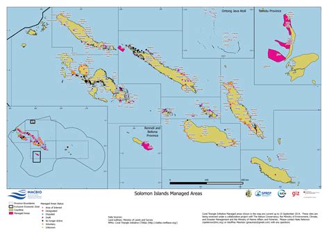 MAP Solomon Islands On The Map