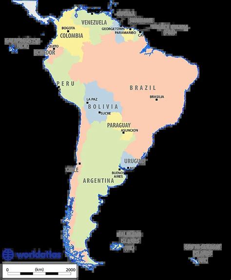 Challenges of Implementing South America Map With Capitals