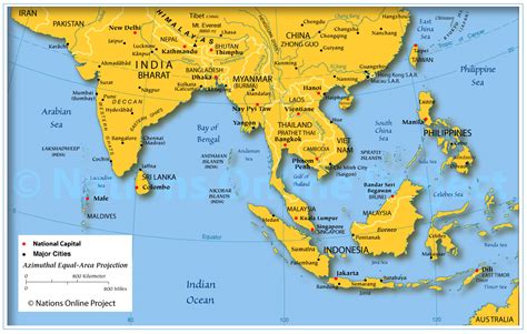 Challenges of implementing MAP South East Asia Countries Map