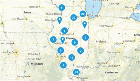 Challenges of implementing MAP State Parks In Illinois Map