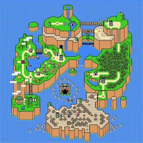 Challenges of Implementing MAP Super Mario World Map Complete