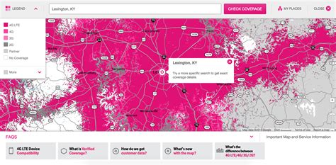 Challenges of implementing MAP T Mobile Coverage Map 2021