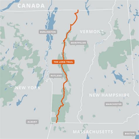 Challenges of Implementing MAP The Long Trail Vermont Map