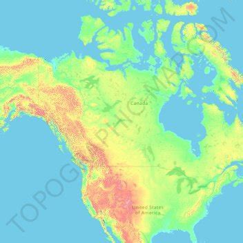 Map of North America
