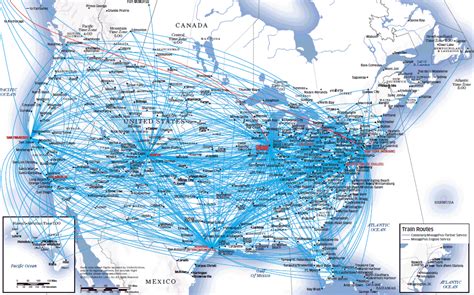 United Airlines Map Of Flights