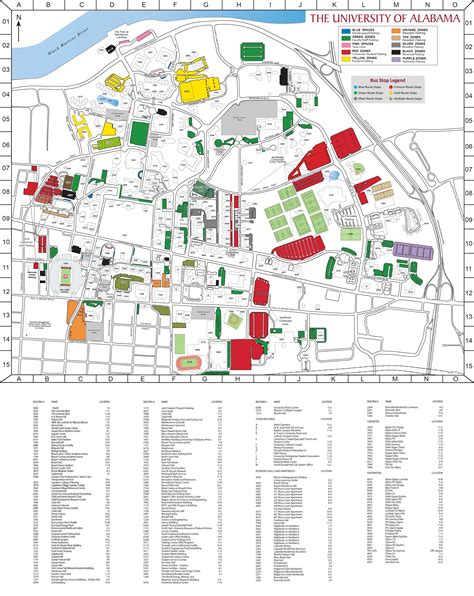 Image of Alabama Campus Map