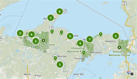 Challenges of implementing MAP Waterfalls In Upper Michigan Map