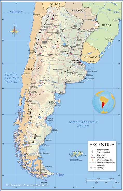 Map of Argentina