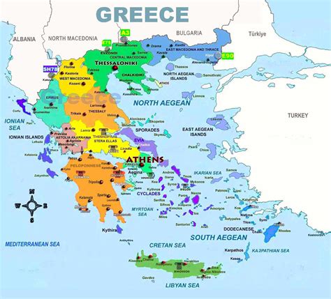 Map of Greece