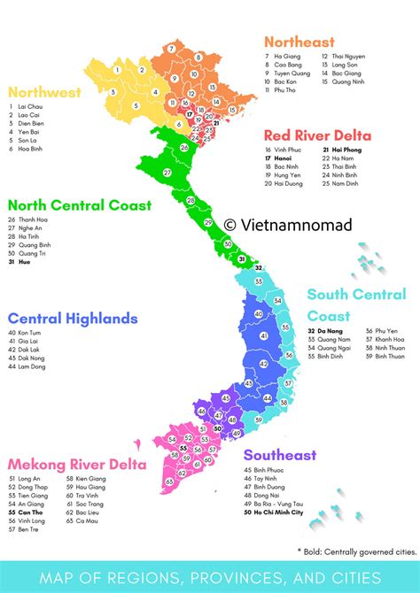 Vietnam on a Map
