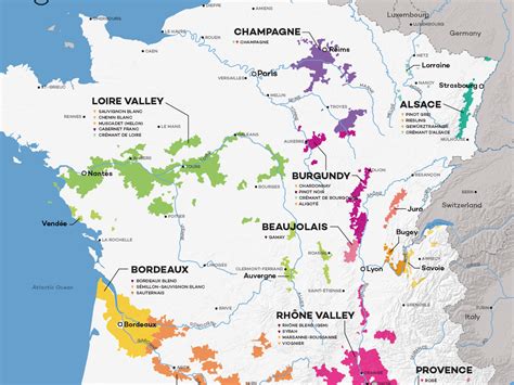Challenges of implementing MAP Wine Regions Of France Map
