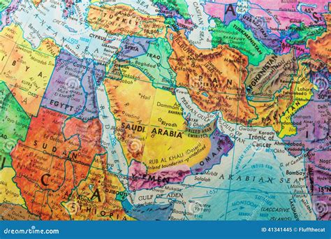 World Map Of Middle East