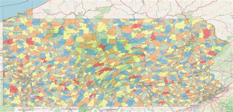 Challenges of implementing MAP Zip Code Map Of Pa