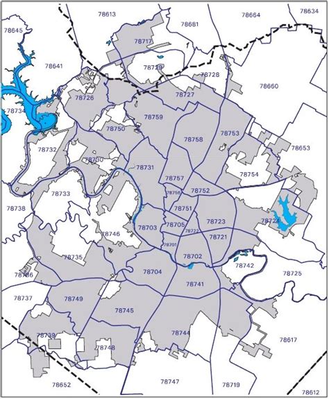 Challenges of implementing MAP Zip Codes In Austin Texas Map