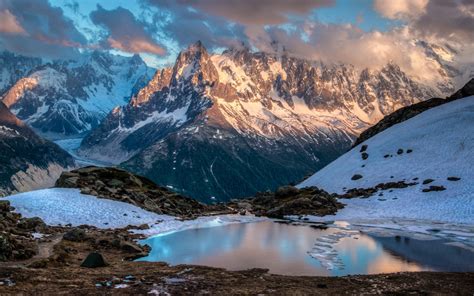 Chamonix landscape Alps