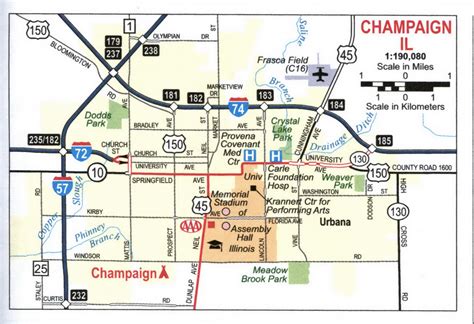 Champaign Neighborhood Map