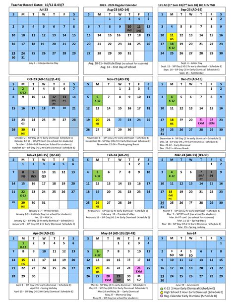 Champaign Unit 4 Calendar