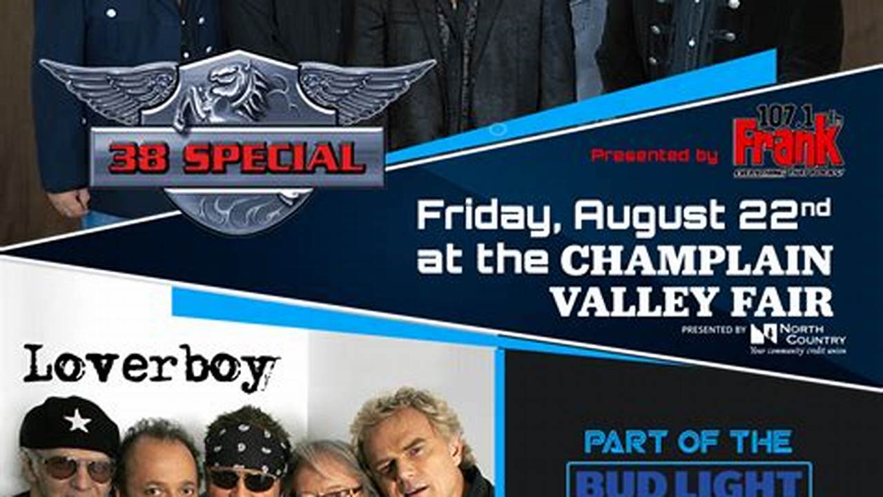 Champlain Valley Fair 2025 Concerts