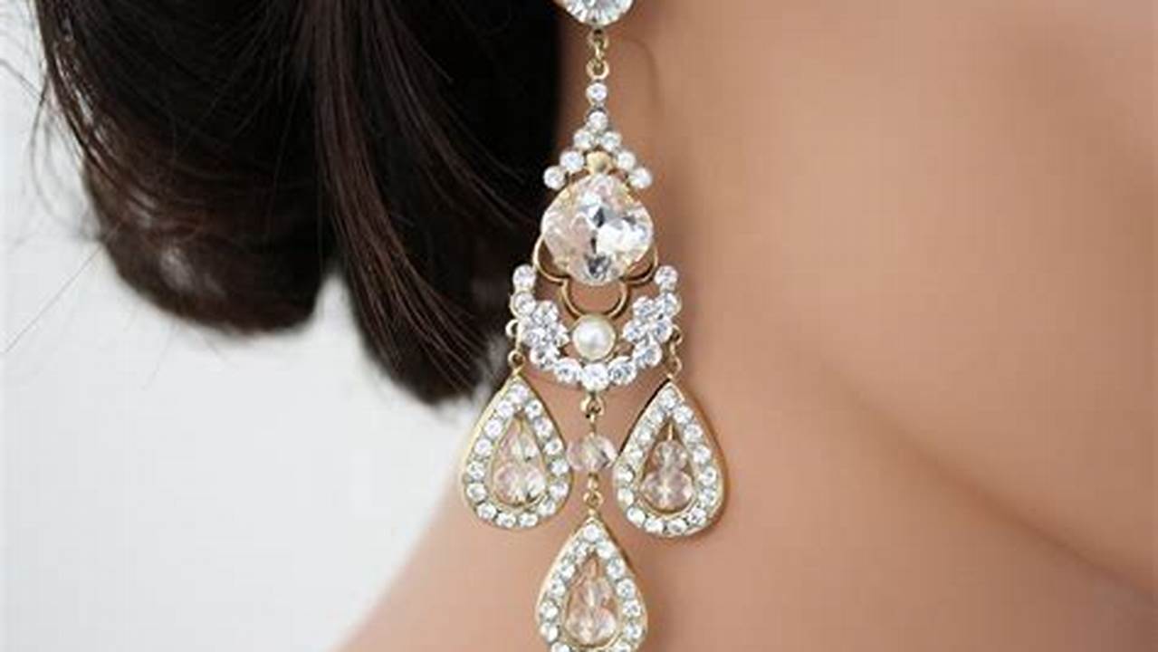 Chandelier Earrings Are Large, Elaborate Earrings That Are Often Worn For Special Occasions., Free SVG Cut Files