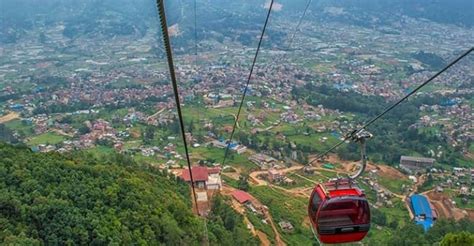 Chandragiri Cable Car View