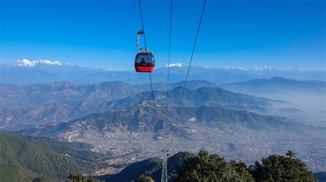 Chandragiri cable car interior