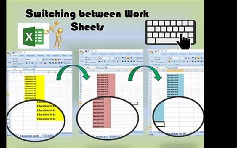 Change Between Sheets Shortcut Excel Mac