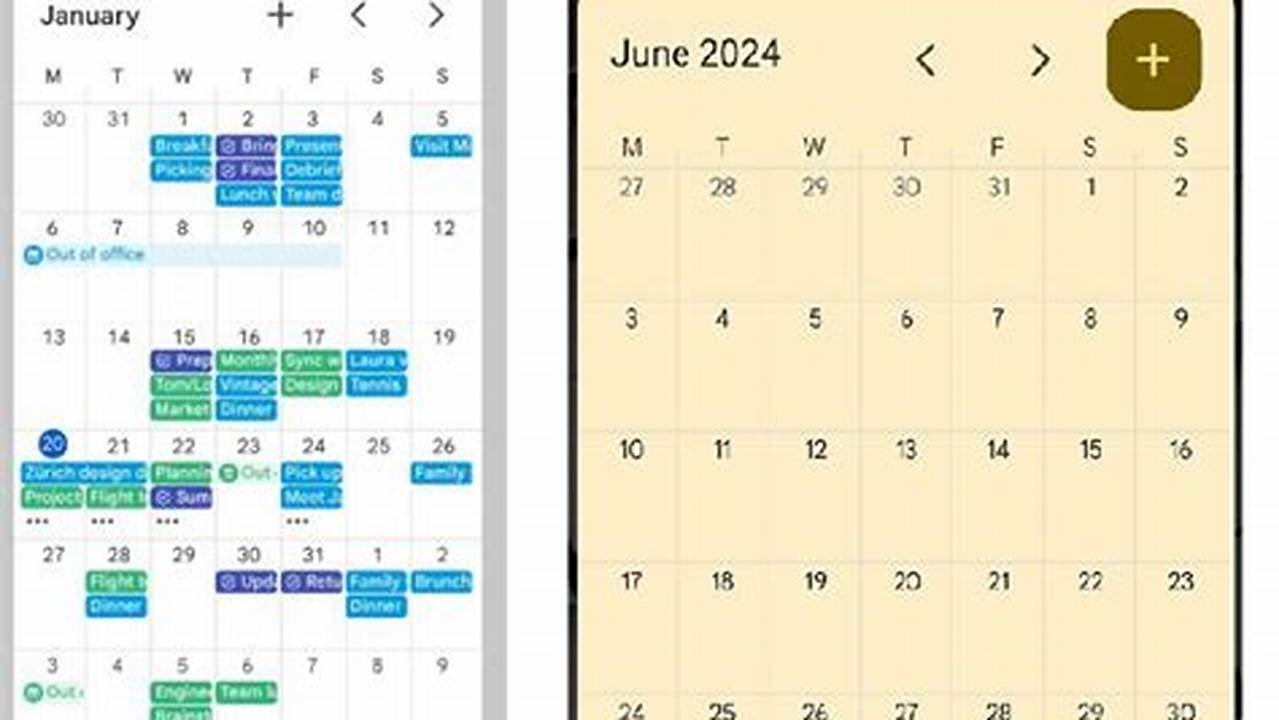 Change Calendar Widget Color Android
