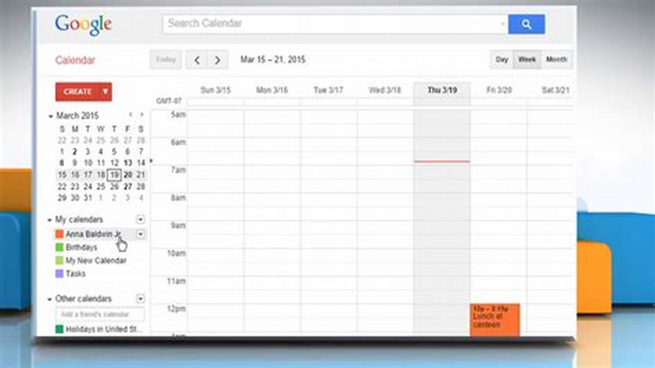 Change Google Calendar Account