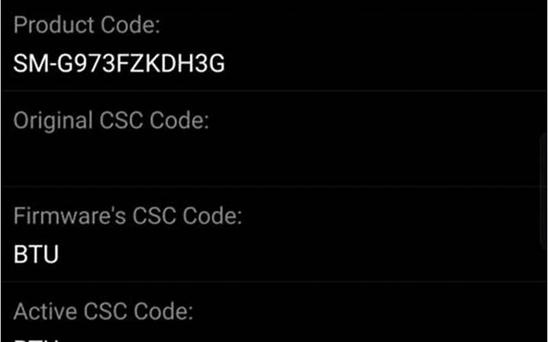 Change Samsung Csc Code