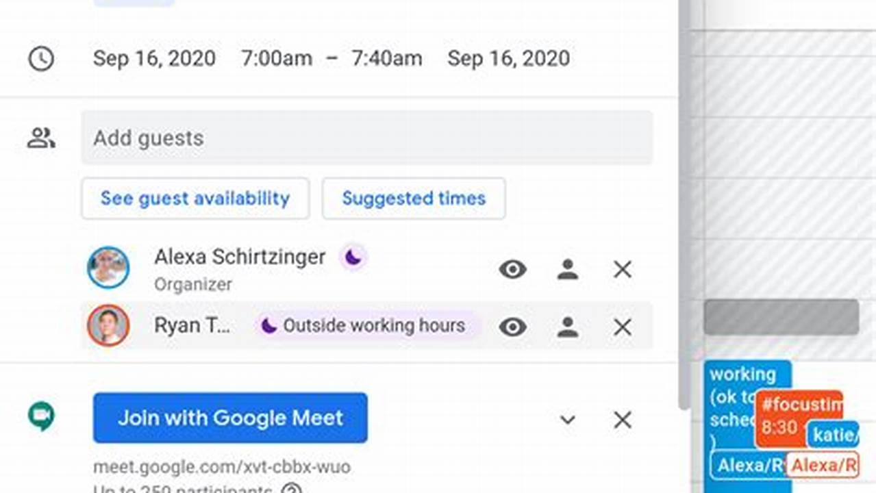 Change Working Hours In Google Calendar
