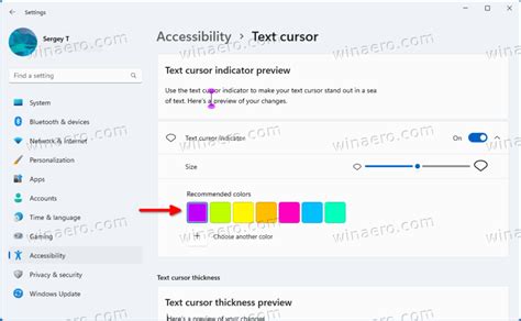 Change Cursor Size, Theme, and Color in Windows 11