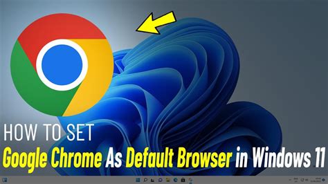 Change Default Browser From Microsoft Edge to Google Chrome in Windows 11