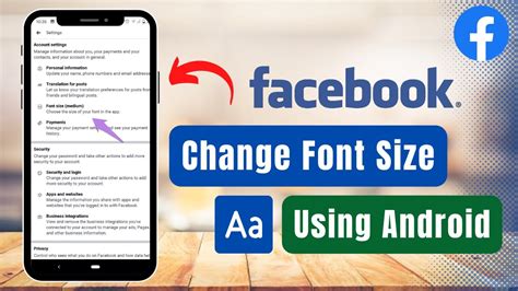 Step-by-Step Guide: How to Easily Change Font Size on Facebook App