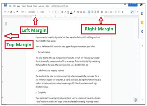 Change Margins on Google Docs on Web Browser