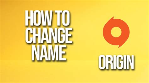 Change Name in Origin