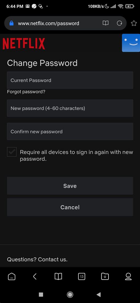 Change Netflix Password on Android &amp; iOS
