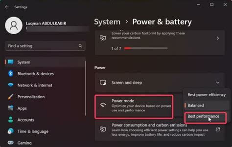 Change Power Mode Settings in Windows 11 (Guide)