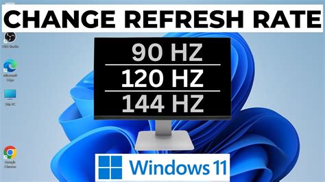 Change Refresh Rate in Windows 11