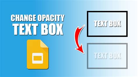 How to change text opacity in Google Slides