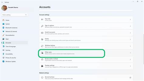 Change User Account Type From Standard to Admin in Windows 11