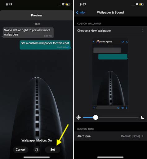 Change WhatsApp Background for Individual Chats on iOS and Android
