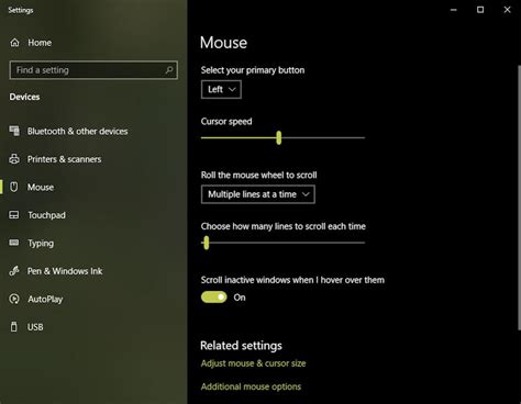 Change Your Mouse Scroll Wheel Settings