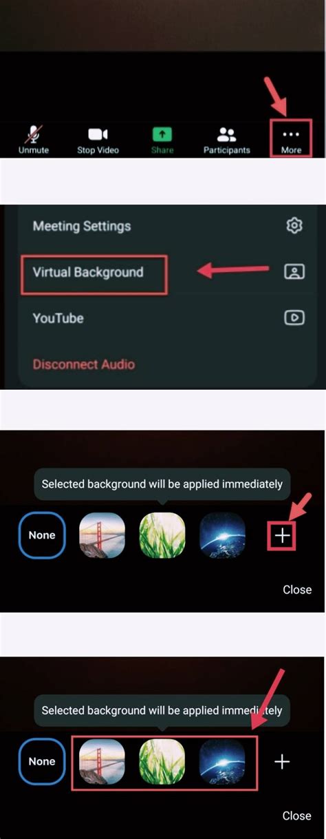 Change Zoom Background on Android in Four Steps
