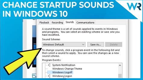 Change the Windows 10 Startup Sound