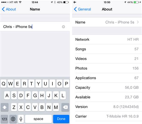 Change the name of your iOS Devices