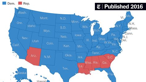 Map Of Us Democratic Vs Republican 2020 Map Of World