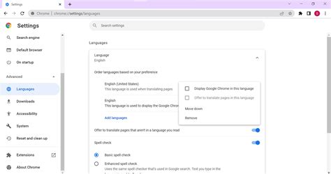 Changing Display Language in Chrome on Phone Or Tablet